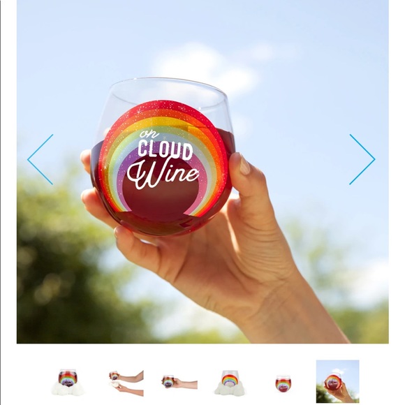 Bigmouth Inc • On Cloud Wine Stemless Wine Glass - Picture 6 of 8